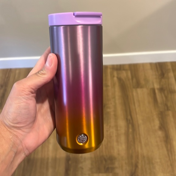 Starbucks Other - Starbucks ombré purple to yellow hot cold cup 12 oz